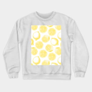 Hand drawn lemon pattern Crewneck Sweatshirt